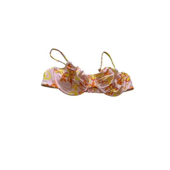 Blackbough Georgia Underwire Bikini Top In Pink Twinkle Floral Print Sz XL NWOT - Picture 6 of 9